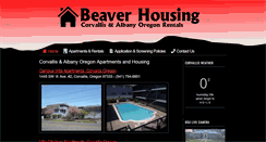 Desktop Screenshot of beaverhousing.net