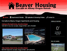 Tablet Screenshot of beaverhousing.net